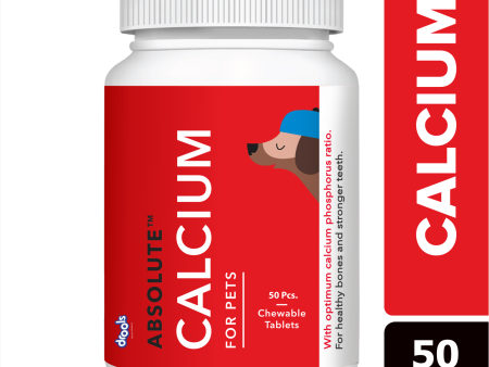 Drools Absolute Calcium Dog Supplement Tablets Supply