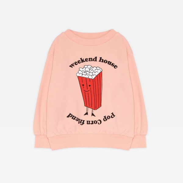 WEEKEND HOUSE KIDS PEACH POP CORN SWEATSHIRT Discount