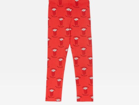 WEEKEND HOUSE KIDS RED POP CORN ALL OVER LEGGING on Sale