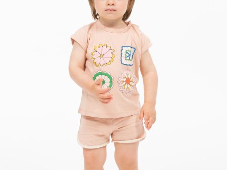 WANDER AND WONDER PEACH BABY TANK SET For Discount