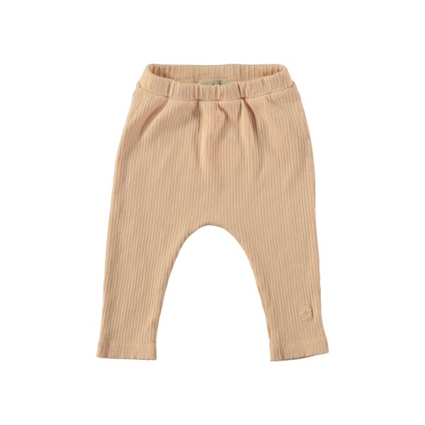 TOCOTO VINTAGE PINK RIBBED BABY LEGGINGS Online Hot Sale