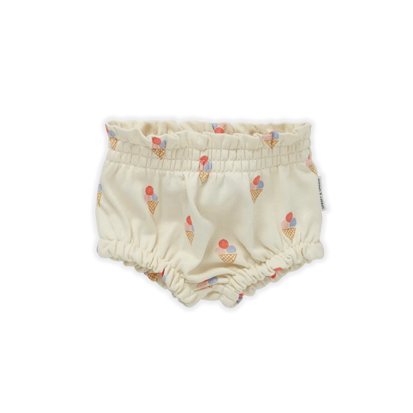 SPROET & SPROUT ECRU ICE CREAM PRINT BLOOMERS Online Hot Sale