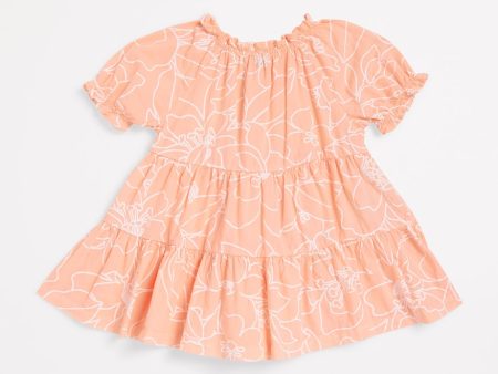 Il Gufo Apricot Dress Online Hot Sale