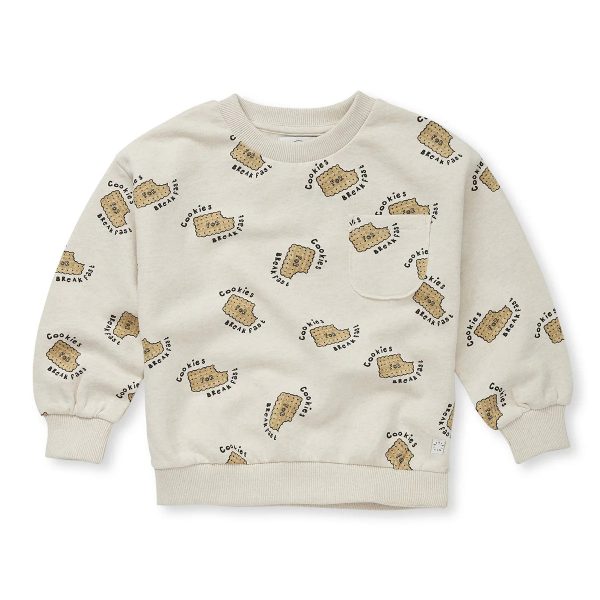 SPROET & SPROUT IVORY COOKIE SWEATSHIRT For Cheap