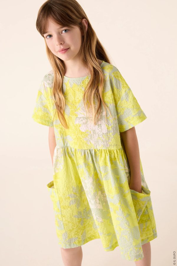 Il Gufo Citron Dress Cheap