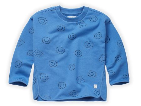 SPROET AND SPROUT SMILEY PRINT SWEATSHIRT Online Sale