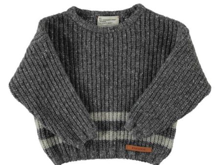 PIUPIUCHICK GREY KNITTED SWEATER Discount