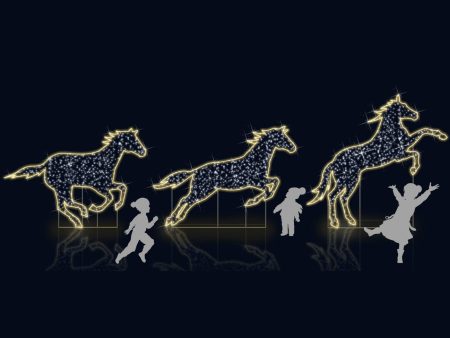 2D HERD OF HORSES on Sale