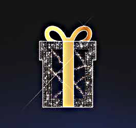 2D LED 6.5FT GIFT BOX - FLAT Hot on Sale