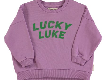 PIUPIUCHICK  LUCKY LUKE  MAUVE SWEATSHIRT Discount