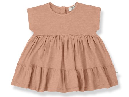 1 + IN THE FAMILY ANTONELLA APRICOT DRESS For Cheap