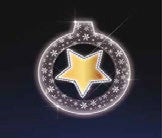 2D LED 4FT ORNAMENT WITH GOLD STAR Cheap